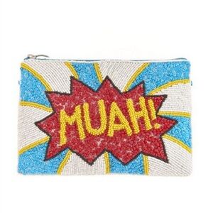 ***BRAND NEW*** From St Xavier Blanche MUAH Pop Art Clutch Bag